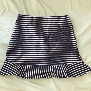 Strip tight mini skirt